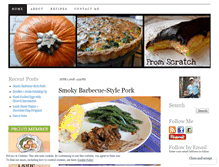 Tablet Screenshot of fromscratchblog.com